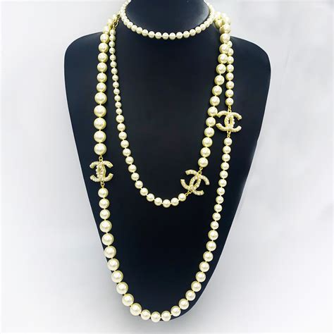 buy chanel pearl necklace online|chanel necklace price list.